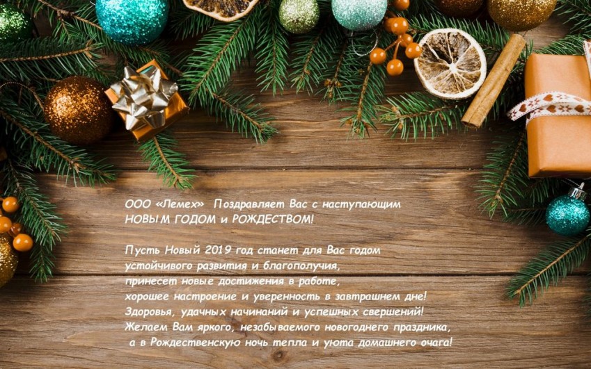 С Новым 2019 годом!