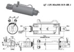 Гидроцилиндр навески МТЗ-1025/1221 (Ц125х200) (Россия) — изображение 2
