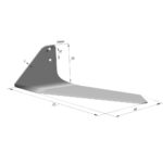 Лапа-бритва ЛС-1.5 левая, 120 мм (УСМК) (Рубцовск)