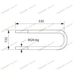 М20х110х350