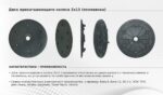 Диск (половинка) прикатывающего колеса под бандаж 320х50 (2х13) (SMIT TYRES)