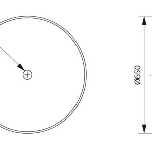 Диск (гладкий, D=650 мм, отв.46 мм, S=6 мм) без наплавки (БДТ-3, БДТ-7) (РЗЗ)