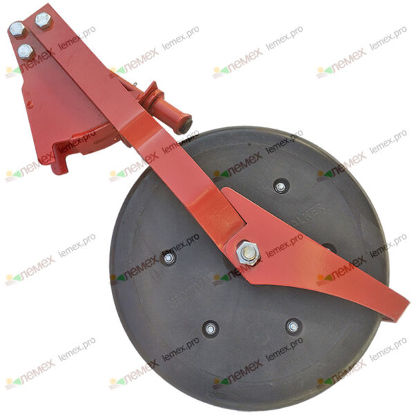 Колесо переднее прикатывающее в сборе с поводком и чистиком (СЗП-5,4)