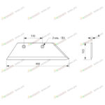 Лемех правый (плуги МЗШ)
