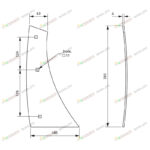 Грудь отвала (ПНЛ-8-40) РЗЗ ПНЛ.01.401