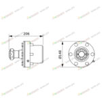 Ступица катка БДМ, БДП, ПЧ (РЗЗ.24.07.400)