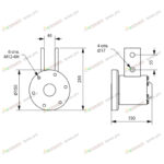 Корпус режущего узла в сборе (БДП, обслуживаемый, с развернутым диском) (РЗЗ) — изображение 2