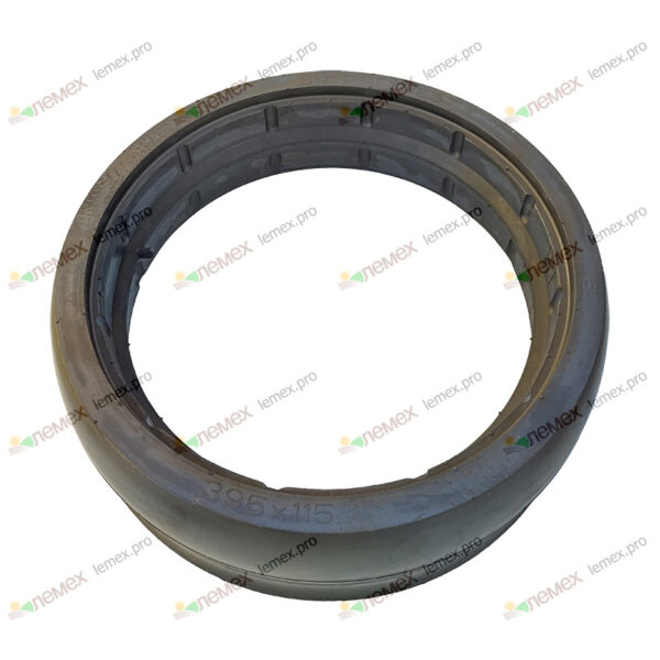 БР395.115 Бандаж 395х115 резиновый колеса контроля глубины (ЧЕРВОНА ЗИРКА, MATERMACC, GASPARDO)