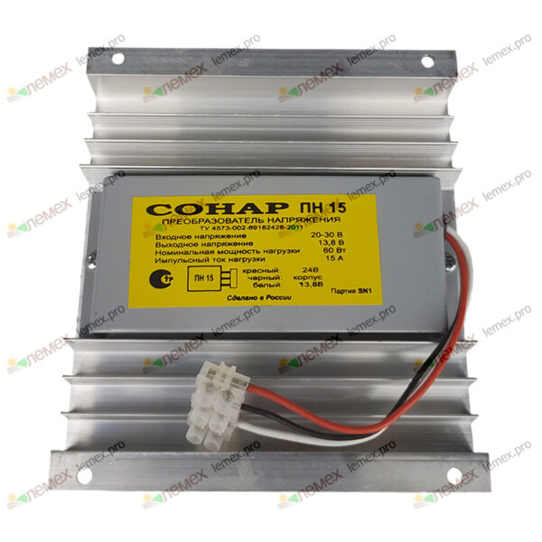 ПН-15 Преобразователь напряжения 24/12 В., 15А, 60Вт