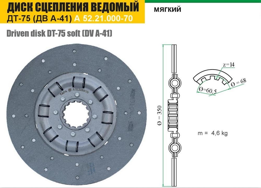 Диск сцепления НИВА