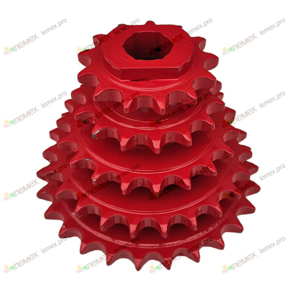 Блок (5 зв., t=15,875) выходн. вал мех-ма передач (Россия) Блок (5 зв., t=15,875) выходн. вал мех-ма передач (Россия)