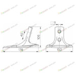 Лапа стрельчатая РЗЗ.00.01.610, 10-147-00.000 (КБМ)