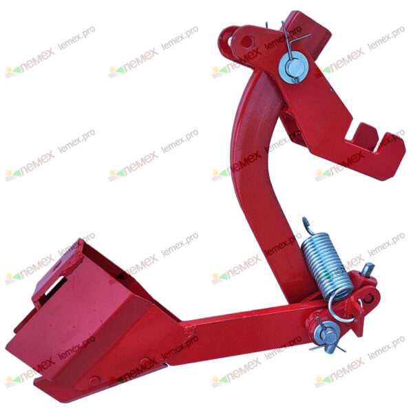 509.046.2090-01 Сошник туковый (левый) в сборе с кронштейном и комкоотводом (СУПН-8А/УПС)