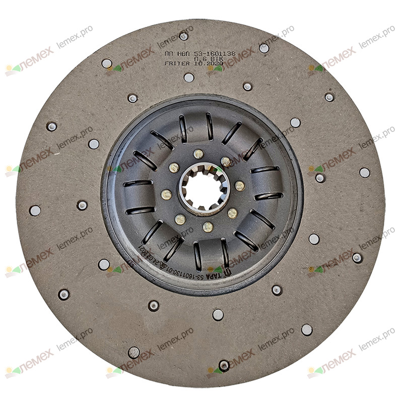 Диск ведомый с накладками ГАЗ-53