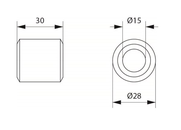 Втулка стойки РЗЗ.09.02.600 чизельного плуга (РЗЗ)