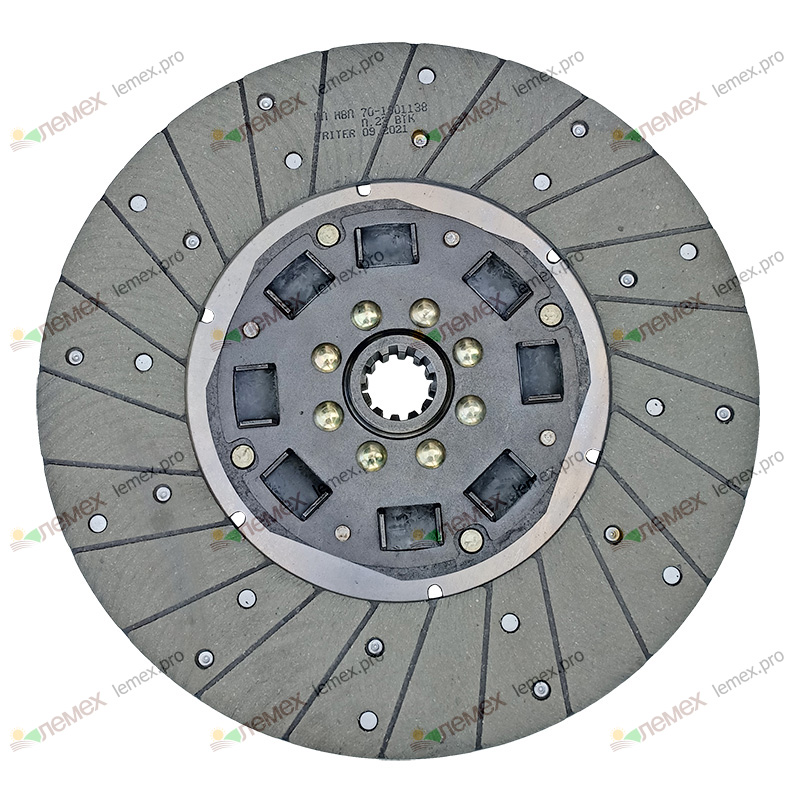 Диск ведомый с накладками (демпфер на резине) Д-240, Д-243, Д-245, Д-260, МТЗ