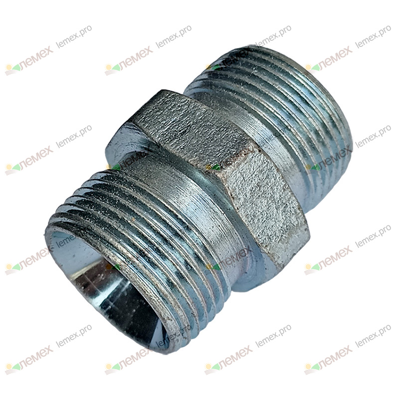 ШС М24 Штуцер соединительный S30xS30 (M24х1.5-M24х1.5)